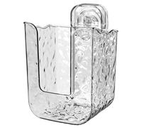 Poitcaui Modern Wet Wipe Container with Suction Wall Mount Tissue Storage Case Keeps Handy for Household Use Bedroom Wall Mounted Wipe Dispenser