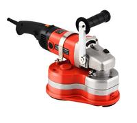 PoiToe 3000w Multi-functional Three-Head Concrete Grinding and Polishing Machine with Adjustable Telescopic Rod and Multiple Grinding Discs; Universal for Cement, Marble, And Epoxy Resin A