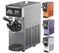 PoiToe High-Capacity Soft Serve Ice Cream Maker Produces 80-100 Cones Per Hour with Consistent 80g Portions Great for High-Demand Retail Environments 110V-Grey