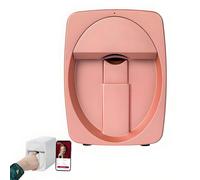 PoiToe Portable Nail Art Printer, Supports Wifi, DIY Digital Mobile 3D Nail Art Machine, Completes Printing in 30 Seconds, Integrates Printing and Drying, Over 1000 Images Rosegold