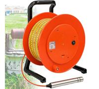 PoiToe Steel Tape Water Level Meter, 9.8mm Width with 15mm Well Probe 20m