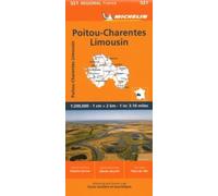 Poitou-Charentes - Michelin Regional Map 521