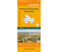 Poitou-Charentes - Michelin Regional Map 521: Straßen- und Tourismuskarte 1:200.000 (Michelin Maps, 521)