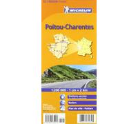 Poitou-Charentes: No. 521 (Michelin Regional Maps)