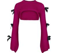 Poizen Industries Shadowbell Bolero Knit jumper pink black XL