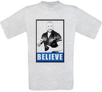 Pojddyy Joe Believe Hendry Wrestling T-Shirt Grey