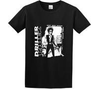 Pojddyy Men's Driller Killer What Goes Around Comes Around 1999 Album Cover T Shirt Print Tees T Shirt O Neck Black