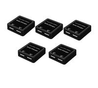 Pojedehy 5PCS Solar Panel Charger Power Bank 5V 3A Dual USB Charge Solar Stabilizer Charger