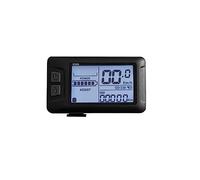 Pojedehy Ebike LCD Display Control 24/36/48V Speedometer Wired SM Plug Bike Computer Black