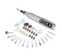 Pojedehy Mini Cordless Rotary Tool Kit, 5-Speed Multi-Purpose 3.7V Power Rotary Tool for Sanding Polishing Drilling DIY Crafts Easy Install Easy to Use