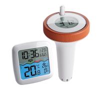 Pojedehy Pool Thermometer Wireless Floating Easy Read, Digital Pool Thermometers, for Swimming Pool, Bathtub, Fish Tank