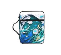 pojknbv Blue Fly Dragonfly Print Bible Storage Bag Scripture Holder Religious Church Accessory Travel Devotional