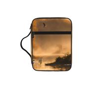 pojknbv Hunting Flying Wild Ducks Print Bible Storage Bag Scripture Holder Religious Church Accessory Travel Devotional