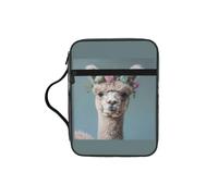 pojknbv I Love Alpacas Print Bible Storage Bag Scripture Holder Religious Church Accessory Travel Devotional