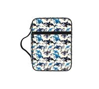 pojknbv Killer Whale Print Bible Storage Bag Scripture Holder Religious Church Accessory Travel Devotional