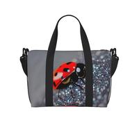 pojknbv Ladybugs Pattern Infinite Speckled Print Versatile Hand Travel Bag Business Weekend Tote Shoulder Handbag Daily Accessory