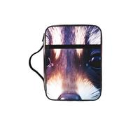 pojknbv Little Raccoon Face 1 Print Bible Storage Bag Scripture Holder Religious Church Accessory Travel Devotional