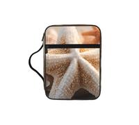 pojknbv Seashell Starfish Print Bible Storage Bag Scripture Holder Religious Church Accessory Travel Devotional