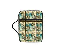 pojknbv Sketch Hawaii Print Bible Storage Bag Scripture Holder Religious Church Accessory Travel Devotional