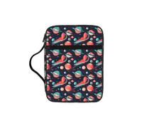 pojknbv Space Planets Print Bible Storage Bag Scripture Holder Religious Church Accessory Travel Devotional
