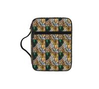 pojknbv Yellow Leopard Print Print Bible Storage Bag Scripture Holder Religious Church Accessory Travel Devotional