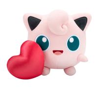 Pok?mon 8"""" Valentine's Day Jigglypuff Plush with Heart Accessory - Officially Licensed Generation 1 Figure - Authentic Soft Stuffed Animal Toy -