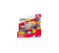 Pok?mon Pikachu Clip N Go Belt Set - 2-Inch Pikachu Battle Figure with Clip N Go Belt Plus Pok? and Level Ball Accessories