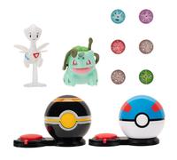 Pok?mon Surprise Attack Game - 2-Inch Pikachu, Charmander, Grookey, Togepi, Totodile, Munchlax with Pok? Ball and Premier Ball plus 6 Attack Discs
