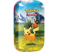 Pok?mon TCG: Mega Evolution?Ascended Heroes Mini Tin: Pikachu & Tepig (1 Sticker Sheet, a Pok?mon Art Card & 2 Booster Packs)