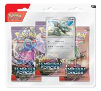 Pok?mon TCG: Scarlet & Violet?Temporal Forces Triple Pack ? Cyclizar (3 Booster Packs & 1 Foil Promo Card)