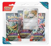 Pok?mon TCG: Scarlet & Violet?Twilight Masquerade 3-Pack Blister: Snorlax (3 Booster Packs & 1 Foil Promo)