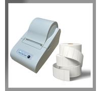 Pokanic DLP-50/8060 Label Thermal Printer Compatible with Cas S2000Jr / EC/ECD Series Scale (DLP-50 + 8060 Label)