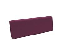 POKAR Euro Pallet Pillow - 1x back cushion 120x40cm, cold foam, removable covers, Home and Garden Furniture DIY, pillow-backrest, for summer house sofa, indoor outdoor, without pallets, Violet