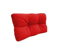 POKAR Euro Pallet Pillow Water-Resistant - 1x Side Cushion 60x40cm, Cold Foam, Removable Covers, Home and Garden Furniture, for Summer House Sofa, without Pallets, Beige