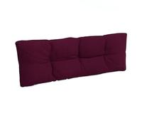 POKAR Euro Pallet Quilted Pillow - 1x Back Cushion 120 x 40cm, Garden Pillows, Pallet Garden Sofa Bench Furniture, Patio, Without Pallets, Violet