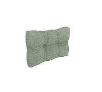 POKAR Euro Pallet Quilted Pillow - 1x Side Cushion 60 x 40cm, Garden Pillows, Pallet Garden Sofa Bench Furniture, Patio, Without Pallets, Green