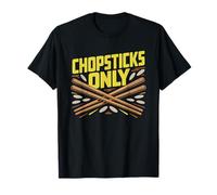 Poke Bowl Purist Chopsticks Only No Forks Allowed Lover T-Shirt