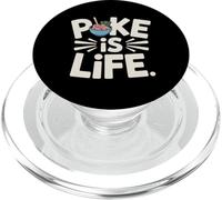 Poke Is Life Raw Fish Food Lover Cravings ||- PopSockets PopGrip for MagSafe