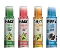 Poke Set 4 x 100ml : Avocado Oil, Lime & Pink Pepper flavored, Yuzu flavoured and Soy Sauce Spray - 100% Natural,100% Light,100% Easy-Health & Well-Dress Up Your Poke!