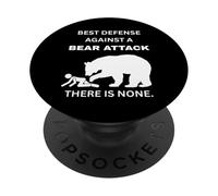 Poke The Bear Attack Defense Big Bear Self Defense PopSockets Adhesive PopGrip