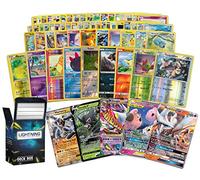 Pokémon 100 Pokemon Card Lot with Legendary Ultra Rare Cards- Bundle with a LCC Deck Box Included