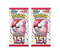 Pokemon 151 Booster Packs Korean x2 | Pokemon 151 Booster Packs | Korean Pokémon Cards | Titan Authenticated