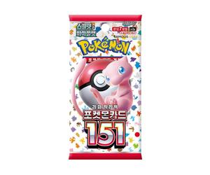 Pokemon 151 Korean Scarlet & Violet Booster Pack Pokemon Multicolor
