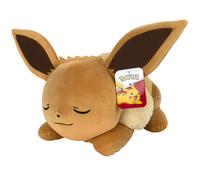 Pokemon 18A Plush Sleeping Eevee- cuddly - Must Have for PokAmon Fans- for Traveling car Rides Nap Time and Play Time