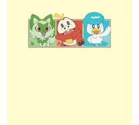 Pokémon 1st Starters Panels Unisex T-Shirt - Cream - L