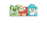 Pokémon 1st Starters Panels Unisex T-Shirt - White - S