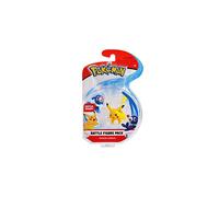 Pokemon 2 Inch Battle Action Figure 2-Pack, includes 2" Pikachu and 2" Popplio
