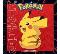 Pokemon 2024 Calendar, Month To View Square Wall Calendar, Official Product