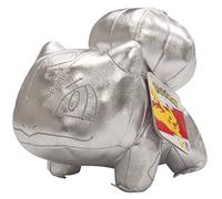 Pokémon 25th Celebration 8" Silver Bulbasaur Plush - Limited Edition Shiny Silver Frog Stuffed Animal Toy - 2+