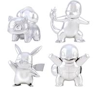 POKEMON 25TH CELEBRATION SILVER FIGURES 3" KANTO